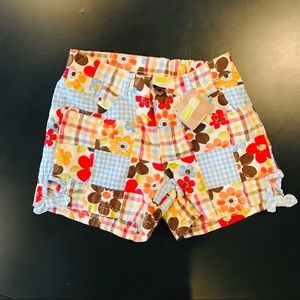 Crazy 8 Summer Shorts with Flower Patches (Y 10)